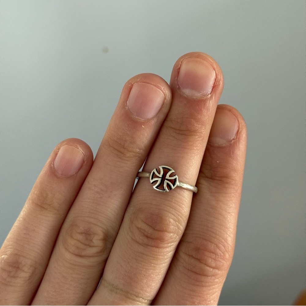 Sterling Silver Cross Ring 925 Jewelry Size 7